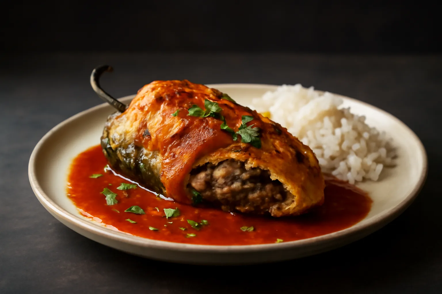Chile Relleno de Carne