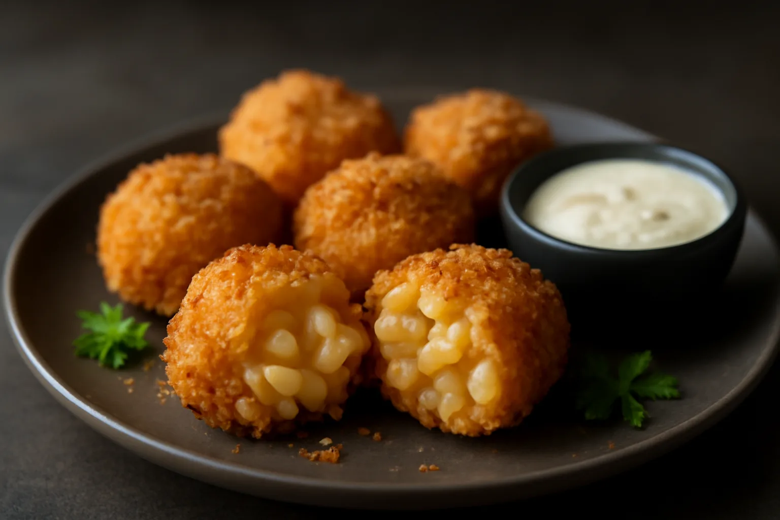 Fried Mac and Cheese Bites