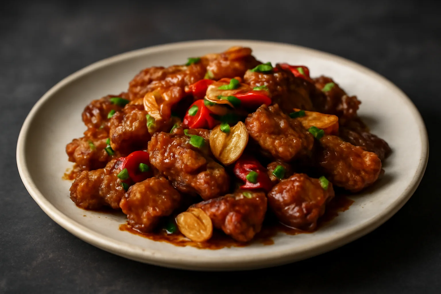 Garlic Pepper Pork