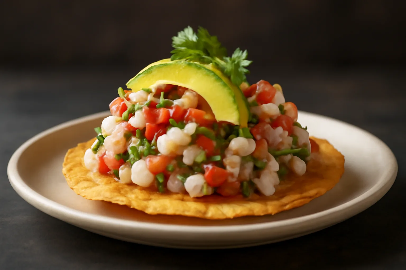 Tostadas de Ceviche